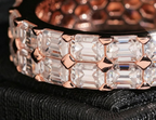 Emerald-Cut Eternity Band