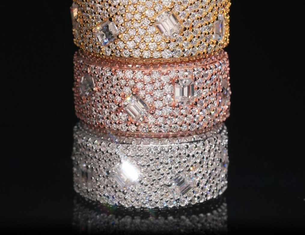 Baguette Accent Eternity Band