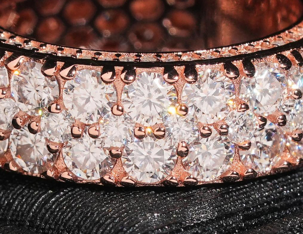 Round Pave Eternity Band