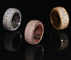 Wide Pave Dome Band
