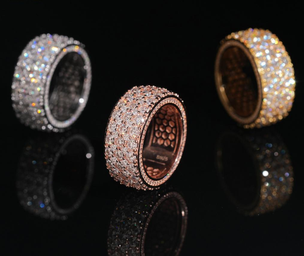 Wide Pave Dome Band