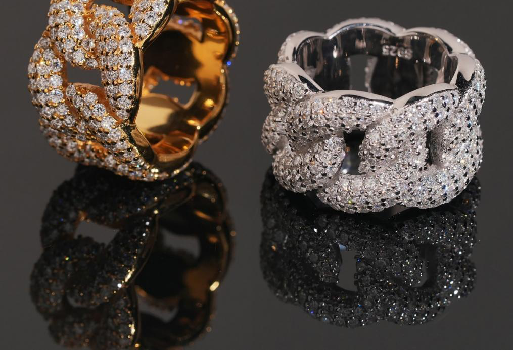 Two-Tone Cuban Link Ring