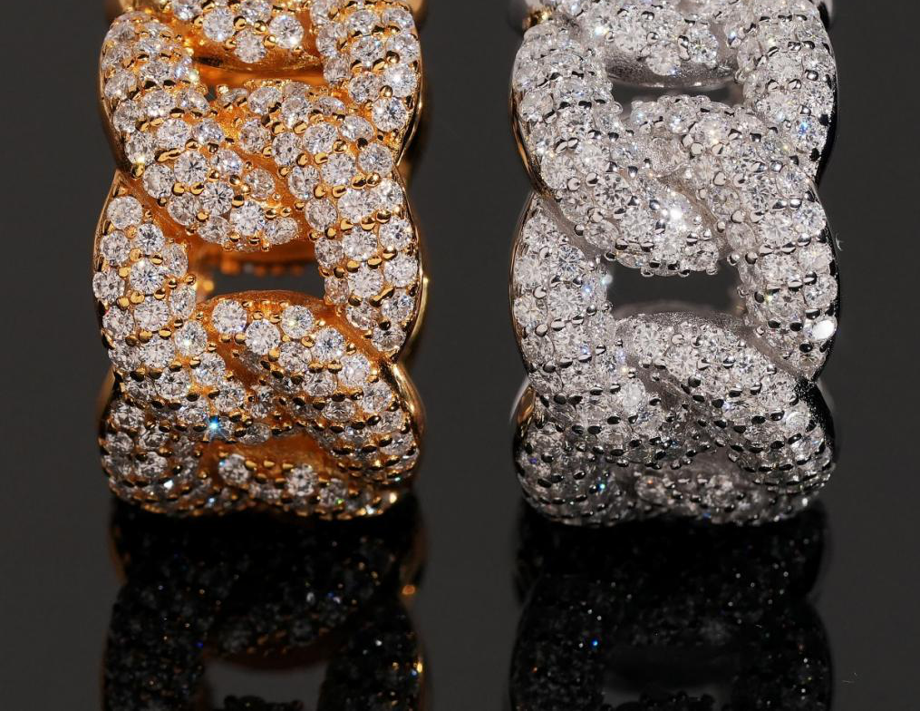 Two-Tone Cuban Link Ring