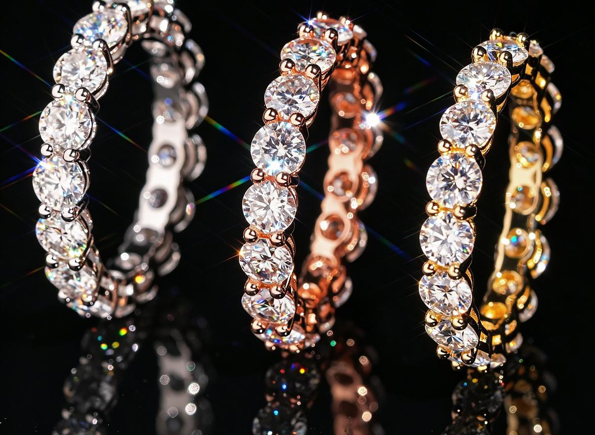 Round-Cut Eternity Band