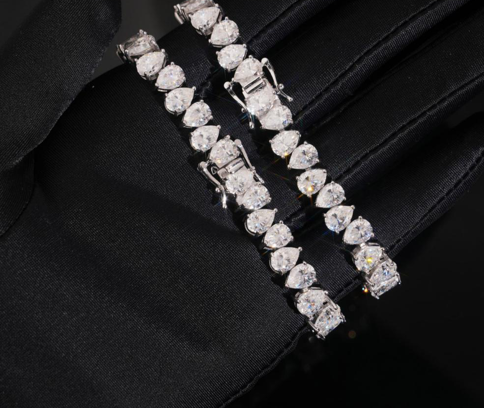 Flower Cluster Tennis Chain