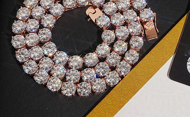 8–8mm Moissanite Tennis Chain