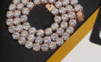 8–8mm Moissanite Tennis Chain